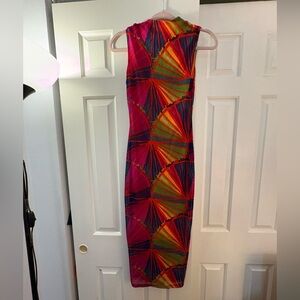 Bright and colorful dress!